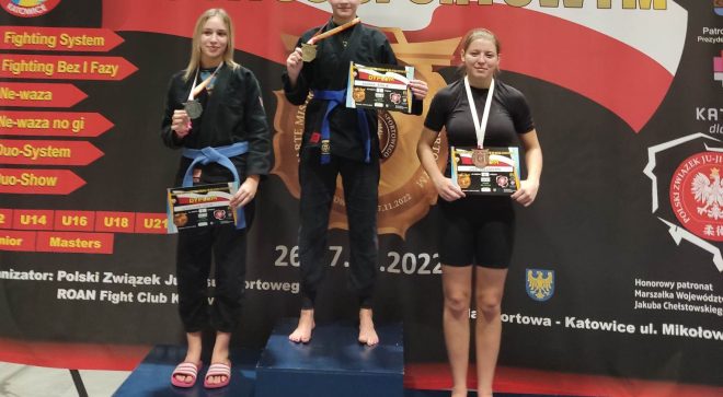 Medale w ju-jitsu sportowym